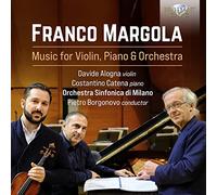 Franco Margola Franco Margola: Music for Violin, Piano & Orchestra (CD) Album