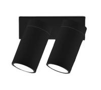 Davide Groppi Dot P DE Lampada da Parete - Promo Nero opaco/oro lucido 2700k Beam 36°