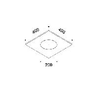 Davide Groppi Kit Accessori Opzionali per Sospensione - Promo Botola circolare per cartongesso 12,5 mm