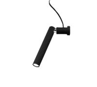 Davide Groppi Mira Magnetic Lampada da Parete - Promo NERO OPACO / MATT BLACK 3000k Alimentatore con spina nero