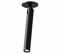 Davide Groppi Mira R Lampada da Incasso - Promo 3000k Nero opaco/oro lucido Push