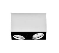 Davide Groppi Punto 2 PL Lampada da Soffitto - Promo Bianco/nero 16,7W - 15° - 500mA DC 2700K