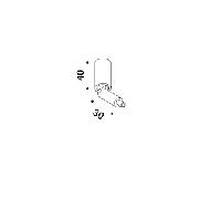 Davide Groppi QuiQuoQua Lampada a Sospensione Kit di sospensione per soffitto inclinato
