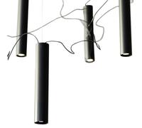 Davide Groppi Simbiosi Lampada a Sospensione - Promo NERO OPACO / MATT TOTAL BLACK 2700k PUSH