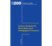 Davide S. Giann Corpus Analysis for Descriptive and Pedagogical Purp (Tascabile)