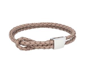 Davidoff Bracciale Home Run in pelle 29 cm beige