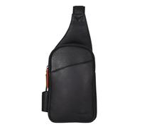 Davidoff Borsa a tracolla Essentials in pelle 13,5 cm black (23511)