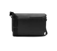 DAVIDOFF PARIS Messenger - Borsa tracolla modello messenger in pelle di vitello - Pratica borsa uomo tracolla per lavoro e ufficio - Colore nero