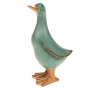 Davids Duck - Statuetta ornamentale da collezione, motivo: anatra azzurra, stile shabby chic, misura M