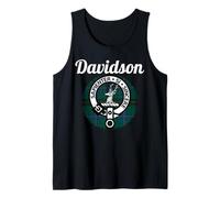 Davidson Clan Scozzese Nome Stemma Scozzese Tartan Canotta