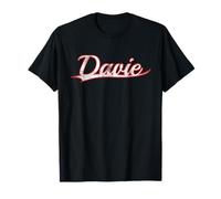 Davie Florida Broward County Vintage Varsity Distressed Maglietta