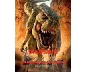 Davina Claire Morgan Dinosaur Coloring Book for Adults (Tascabile)