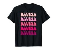 Davina Retro Stack Design Maglietta