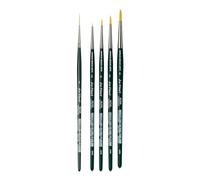 DaVinci Serie 1570 - Set di pennelli ad acquerello NOVA sintetici n. 3/0, 0, 2, 4. + da Vinci Nova Serie 1270. NO. 0 Made in Germany