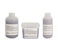 DAVINES LOVE SMOOTH KIT SHAMPOO 250 ML+CONDITIONER 250 ML+HAIR SMOOTHER 150 ML