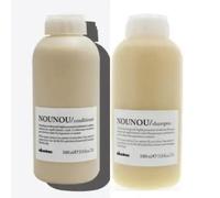 Davines Nounou Set Shampoo e Balsamo 1000ml per Capelli Danneggiati dal Colore