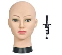 Davinona Testa di manichino professionale per acconciature e esposizione, testa di bambola, con morsetto incluso