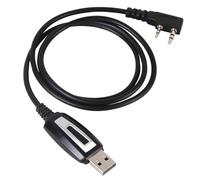 DAVIPGFSU Cavo di programmazione USB con CD per walkie talkie UV-5R/82/888S/UV-S9PLUS/UV-13/16/17/21 UV-K5/5R Plus