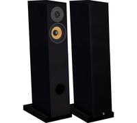 Davis Acoustics Courbet n°4 nero opaco (confezione da 2) - Diffusore a colonna, 90 W, Bass-reflex