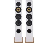 Davis Acoustics Courbet n°5 bianco opaco (confezione da 2) - Diffusore a colonna, 100 W, Bass-reflex