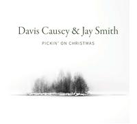 Davis Causey & Jay S Pickin' On Christmas "SNOWGLOBE" CLEAR W/WHITE FLE (Vinyl)
