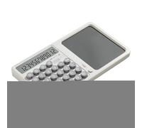 Davivian Calcolatrice con Blocco Note - Calcolatrice da Scrivania - Strumento di Calcolo con Grande Display e Protezione Occhi per Studenti Adulti Ufficio Scuola Casa