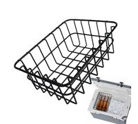 Davivian Cestini per Congelatore | Contenitore Metallico Verticale,Cestino Frigorifero Rack Raffreddamento Archiviazione,Per Verdure Frutta Bevande Cibo Birra Picnic Campeggio Esterno BBQ Cucina Casa