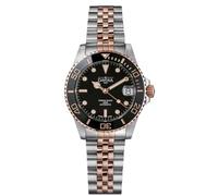 Davosa Orologio meccanico automatico IWAWP impermeabile 20 ATM, Ternos Medium 166.196.05 da uomo, colore: argento, nero, 10 pezzi, tipo di braccialetto, nero 10 pezzi, tipo di bracciale, Nero 10