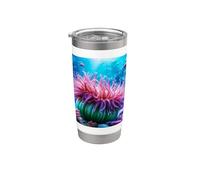 Davvero come anemoni di mare anemone Bicchiere termico in acciaio inox doppia parete