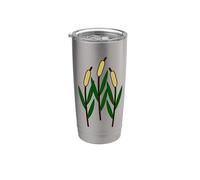 Davvero come Cattails Cat Tail Pond Typha Bulrush Reedmace Bicchiere termico in acciaio inox doppia parete