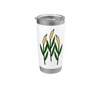 Davvero come Cattails Cat Tail Pond Typha Bulrush Reedmace Bicchiere termico in acciaio inox doppia parete