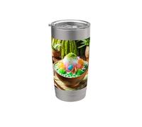Davvero come Cendol Southeast Asia Dolce ghiacciato Bicchiere termico in acciaio inox doppia parete