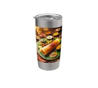 Davvero come Dosa - Pancake indiano di riso e lenticchie Bicchiere termico in acciaio inox doppia parete