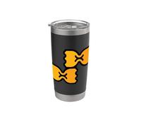 Davvero come Farfalle Papillon Pasta Bicchiere termico in acciaio inox doppia parete