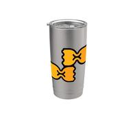 Davvero come Farfalle Papillon Pasta Bicchiere termico in acciaio inox doppia parete