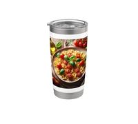 Davvero come Farfalle Papillon Pasta Bicchiere termico in acciaio inox doppia parete