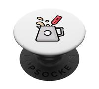 Davvero come schiuma di latte schiuma di latte PopSockets PopGrip Adesivo