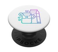 Davvero come schiuma di latte schiuma di latte PopSockets PopGrip Adesivo