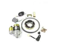 D'Avviamento KIT CONVERSIONE AVVIAMENTO ELETTRICO PER 170F 173F 178F 186F 188F 192F GENERATORE DIESEL 5KW MOTORINO AVVIAMENTO VOLANO ANELLO INGRANAGGIO Starter(170 173F CCW)