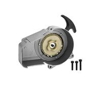 D'Avviamento Nero Pull Start + Volano Per 47cc 49cc 2 Tempi Per Mini Pocket Scooter Dirt Bike ATV Autoavvolgente Estrattore Starter(Silver Pull Start)