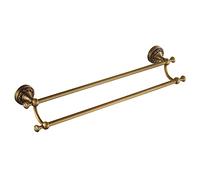 Dawafit Portasalviette Doppio Oro Portasalviette a Muro Portasalviette Rame Finitura Spazzolata per Bagno e Cucina - 40 cm 50 cm 60 cm 70 cm 80 cm/40Cm