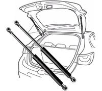 DAWANGHAIJUN 2 Pezzi Asta Portellone Bagagliaio per Mercedes Benz Classe GLC (X253) 2015-2019, Molle a Gas Portellone Posteriore Rallentamento Ammortizzatore Sollevamento