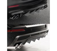 DAWANGHAIJUN 4 Pezzi Alettoni Paraurti Posteriore Auto per Ford Focus MK4 Hatchback St Line 2019+, Alettoni per Diffusore Posteriore Squalo Auto Spoiler Posteriore Triangolare 15 cm/Flach