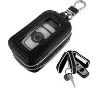 DAWANGHAIJUN Astuccio Portachiavi Auto per Ford Puma St-Line 2020 2021 2022 2023 2024 2025, Custodia in Pelle per Chiave Dell'auto Chiave Auto Portafogli Raccoglitore Chiave Multifunzione