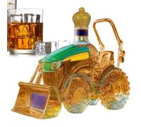 DAWCBVJQ Bottiglia di Liquore | Bottiglia di Vino a Forma di Trattore 3D | Decanter Di Ornamento Decorativo Per Gli Amanti Del Whisky Armadio Familiare Maschio
