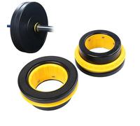 DAWCBVJQ Fermagli per Bilanciere - Coppia di Bloccaggi Sicuri per Barra | Ganasce di Sicurezza per Basta da Sollevamento | per Palestra Casa Allenamento Fitness Sollevamento Sport