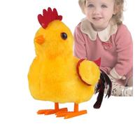DAWCBVJQ Gallo Camminante Giocattolo - Peluche Camminante con Canto Gallo - Bambola Educativa Sensoriale per, Bambini e Ragazze