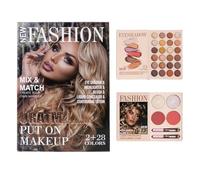 DAWCBVJQ Palette di Trucco,Blush Opaco a Lunga Durata | Palette Ombretti Polvere Altamente Pigmentata,per Uso Quotidiano Feste Viaggi Compleanni Appuntamenti Servizi Fotografici Matrimoni Serate Fuori