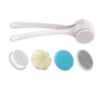 DAWCBVJQ Pulitore Elettrico per Bagno,Detergente Multiuso Per La Pulizia | Detergente Auto-Rotante Impermeabile per Pulizia della Pelle Uomo Donna Corpo Intero Spa Doccia Bagno