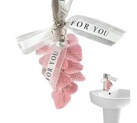 DAWCBVJQ Sapone Viso a Forma di Fragola - Sapone per Pelle Sensibile con Cordino,Schiarente Idratante Estetico per Bagno Cura della Pelle Corpo Uomo Donna